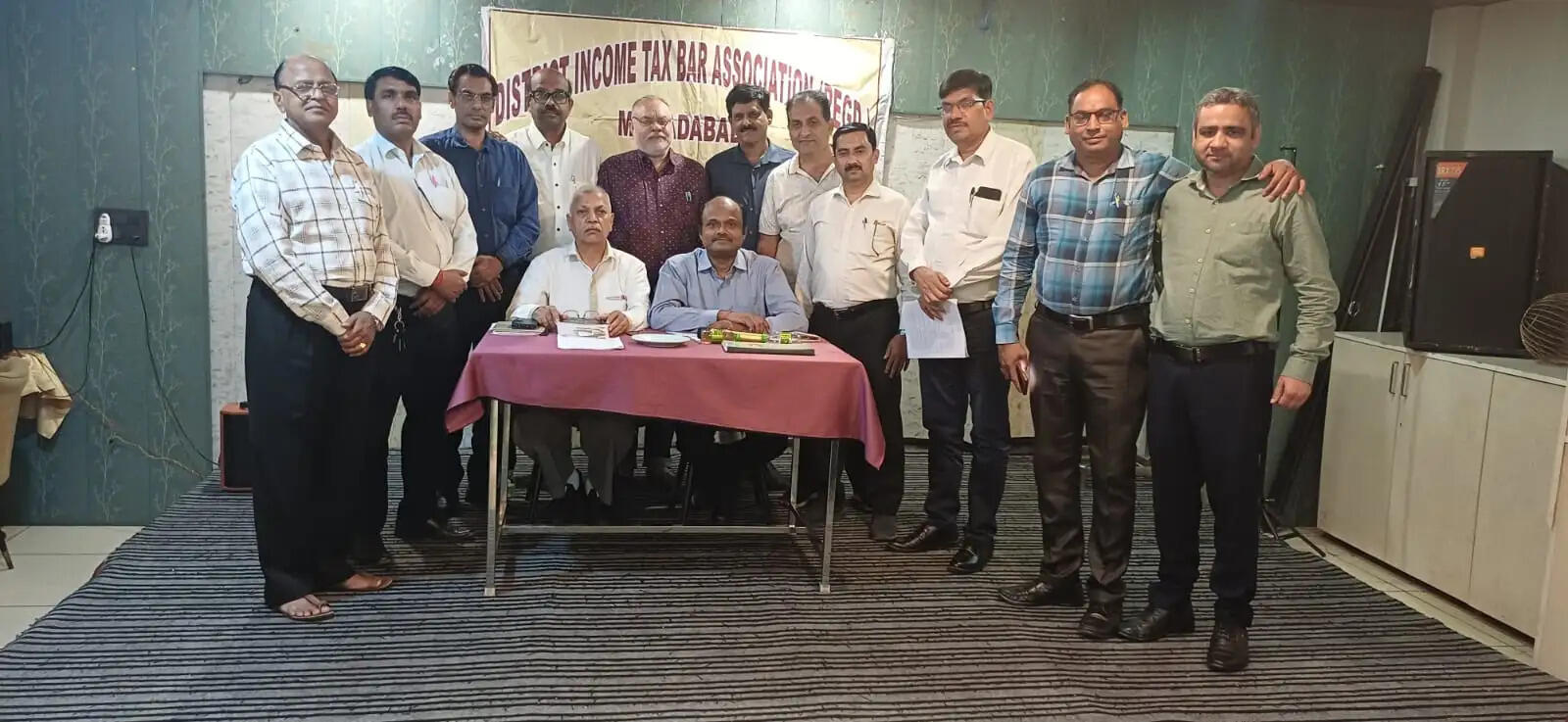 डिस्ट्रिक्ट इनकम टैक्स बार एसोसिएशन की बैठक में जीएसटी में होने वाली कठिनाइयों के बारे में चर्चा