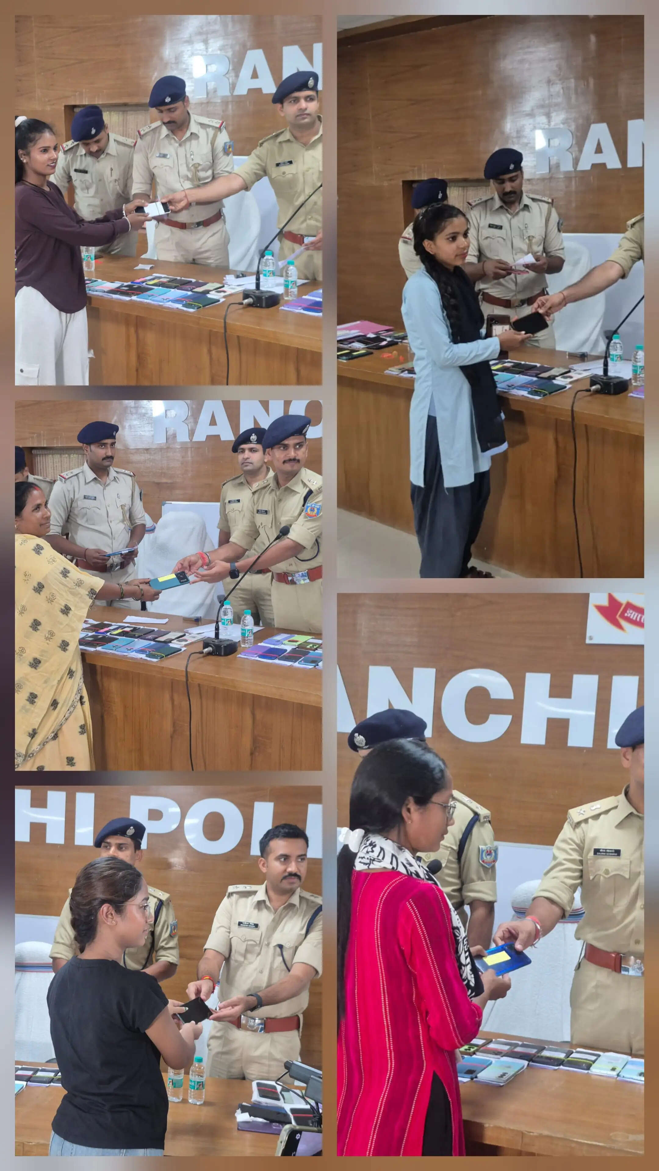 ऑपरेशन मुस्कान 2.0 : रांची पुलिस ने बरामद किए 111 गुम और चोरी हुए मोबाइल, मालिकों को लौटाए