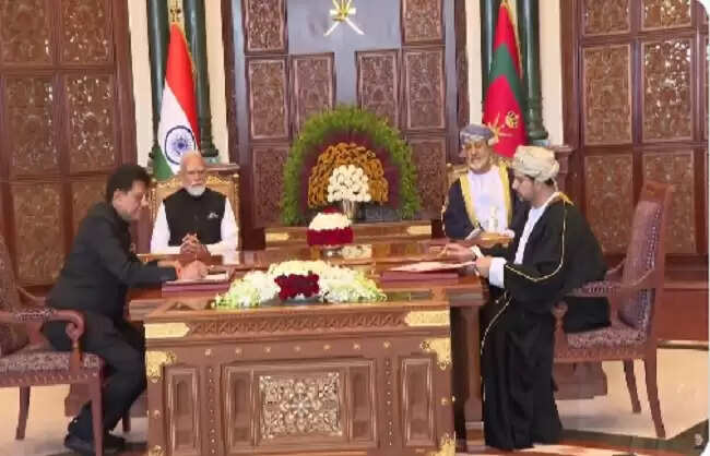भारत और ओमान ने व्यापक आर्थिक साझेदारी समझौते पर किए हस्ताक्षर