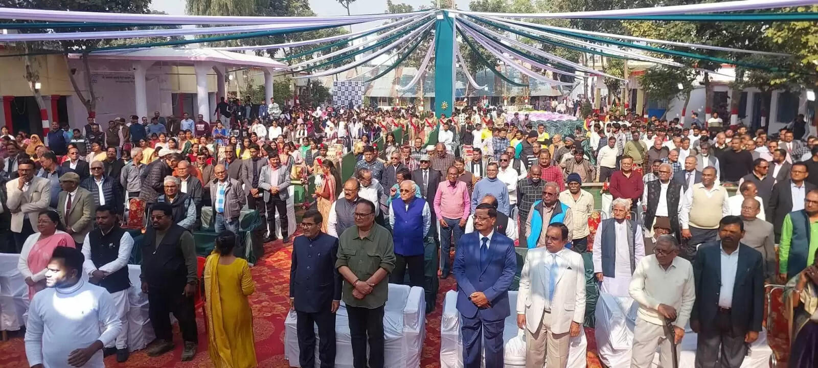 ली अकादमी शताब्दी गौरव महोत्सव पर पूर्ववर्ती छात्रों के भा,निकली शोभायात्रा