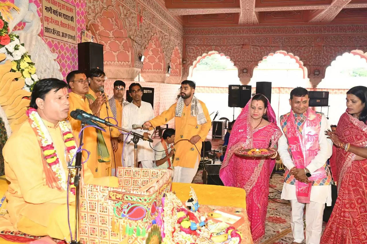 गोविन्द देवजी मंदिर में नानी बाई को मायरो  शुरू