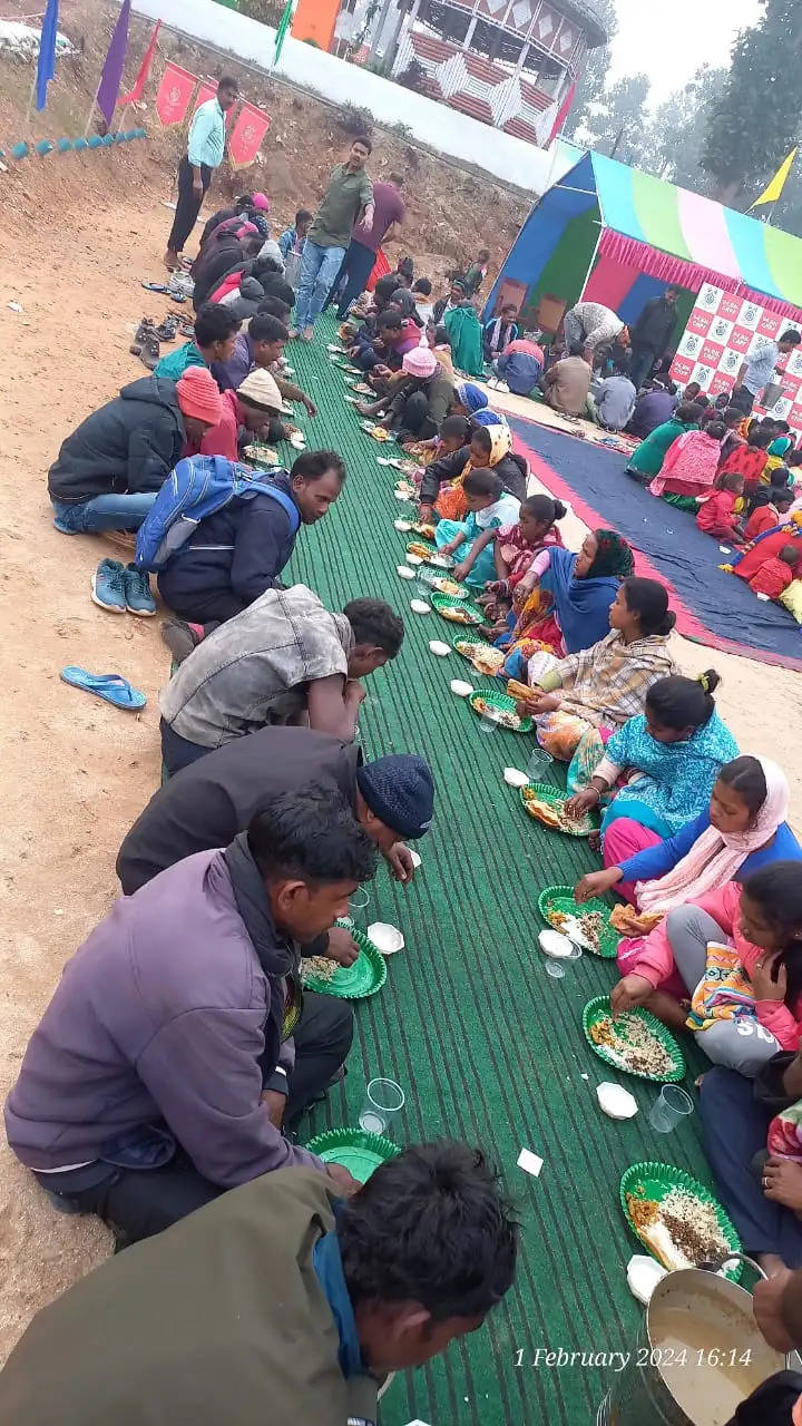 खूंटी में सीआरपीएफ के कुरूंगा कैंप के नवनिर्मित मंदिर में विराजमान हुए बजरंग बली