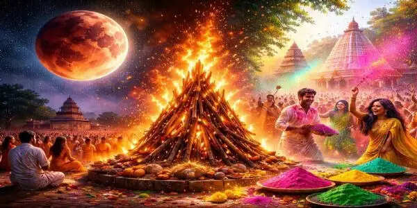 चंद्रग्रहण के सूतक का होलिका दहन और रंगों की होली पर कोई विशेष प्रभाव नहीं