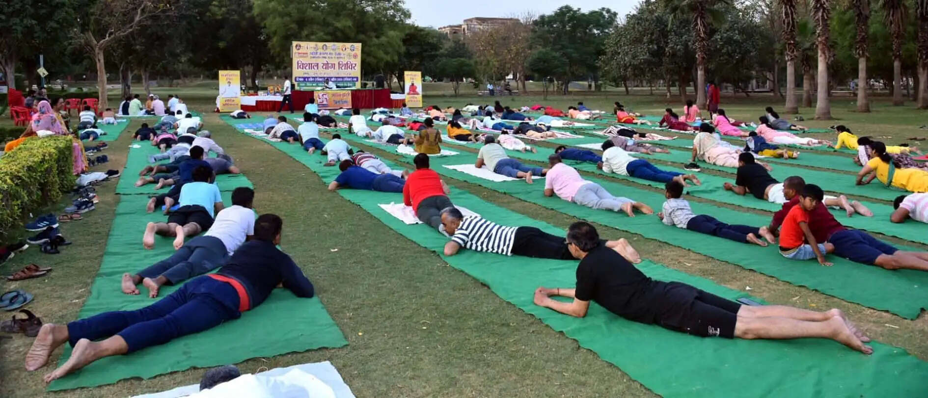 हिसार:निशुल्क योग शिविर में प्रिंसिपल व शिक्षाविदों ने बढ़ाया हौसला