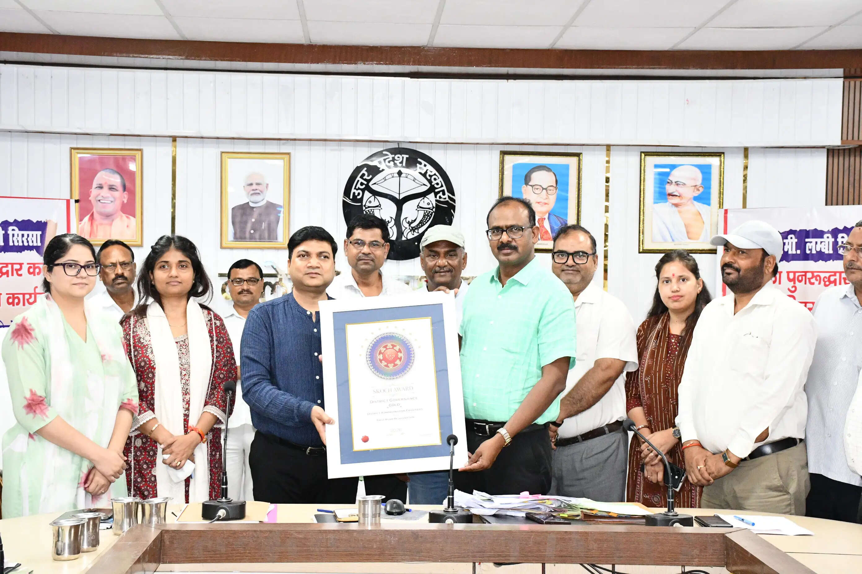 फिरोजाबाद : सिरसा नदी पुनरुद्धार परियोजना को मिला प्रतिष्ठित राष्ट्रीय 'स्कॉच गोल्ड अवॉर्ड, जिले का मान बढ़ा
