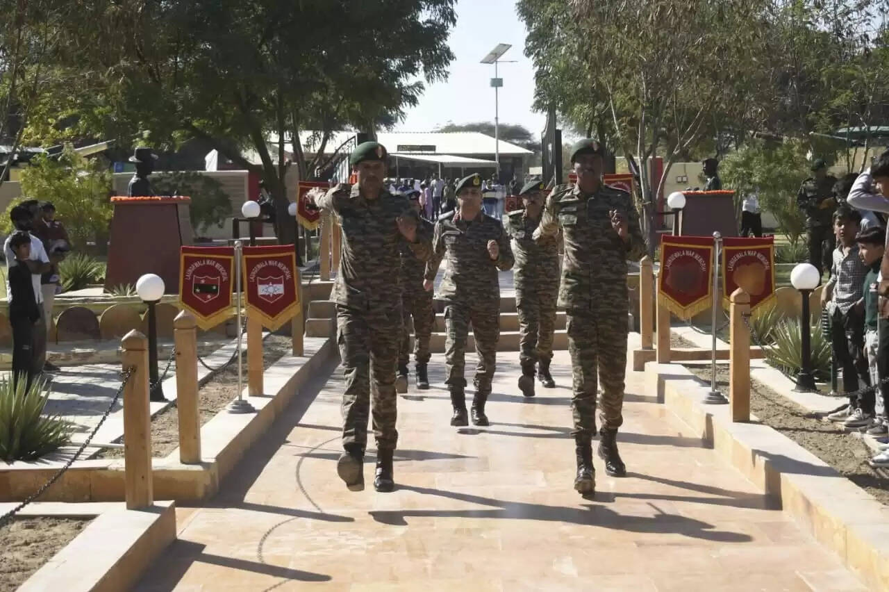 लौंगेवाला युद्ध स्थल पर श्रद्धा एवं देशभक्ति की भावना के साथ मनाया भारतीय सेना दिवस