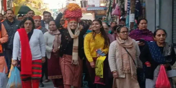 हमीरपुर पहुंचा अयोध्या से श्री राम के मंदिर की प्राण प्रतिष्ठा का निमंत्रण