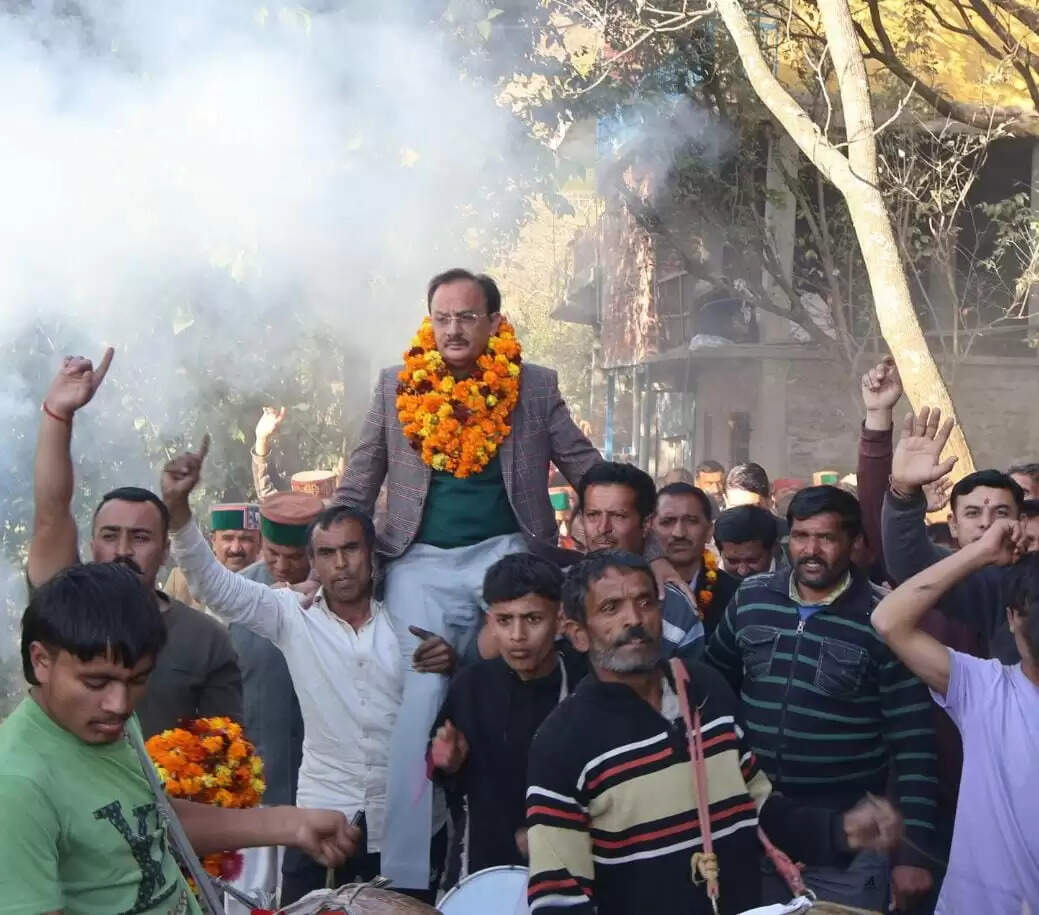 उद्योग मंत्री हर्षवर्धन ने किया उठाऊ पेयजल योजना का लोकार्पण