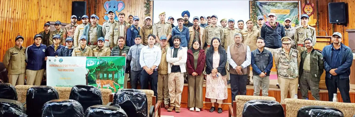 नैनीताल एवं चम्पावत वन प्रभाग के कार्मिकों को ‘रेडियो टेलीमेट्री’ का प्रशिक्षण