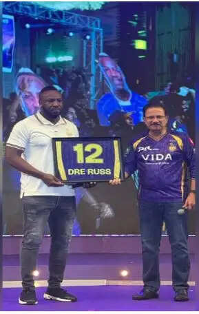 केकेआर ने आंद्रे रसेल के सम्मान में रिटायर की जर्सी नंबर 12