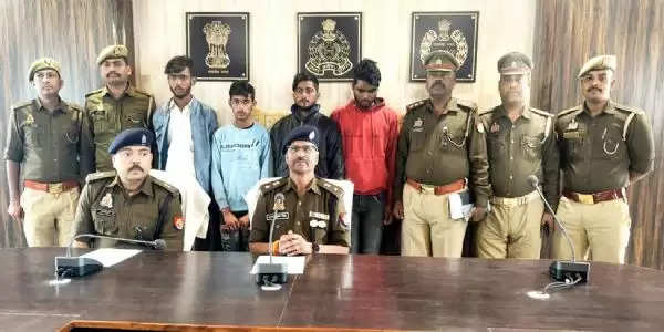 अंतर्जनपदीय बाइक चोर गिरोह का एसपी अरूण कुमार सिंह ने किया खुलासा