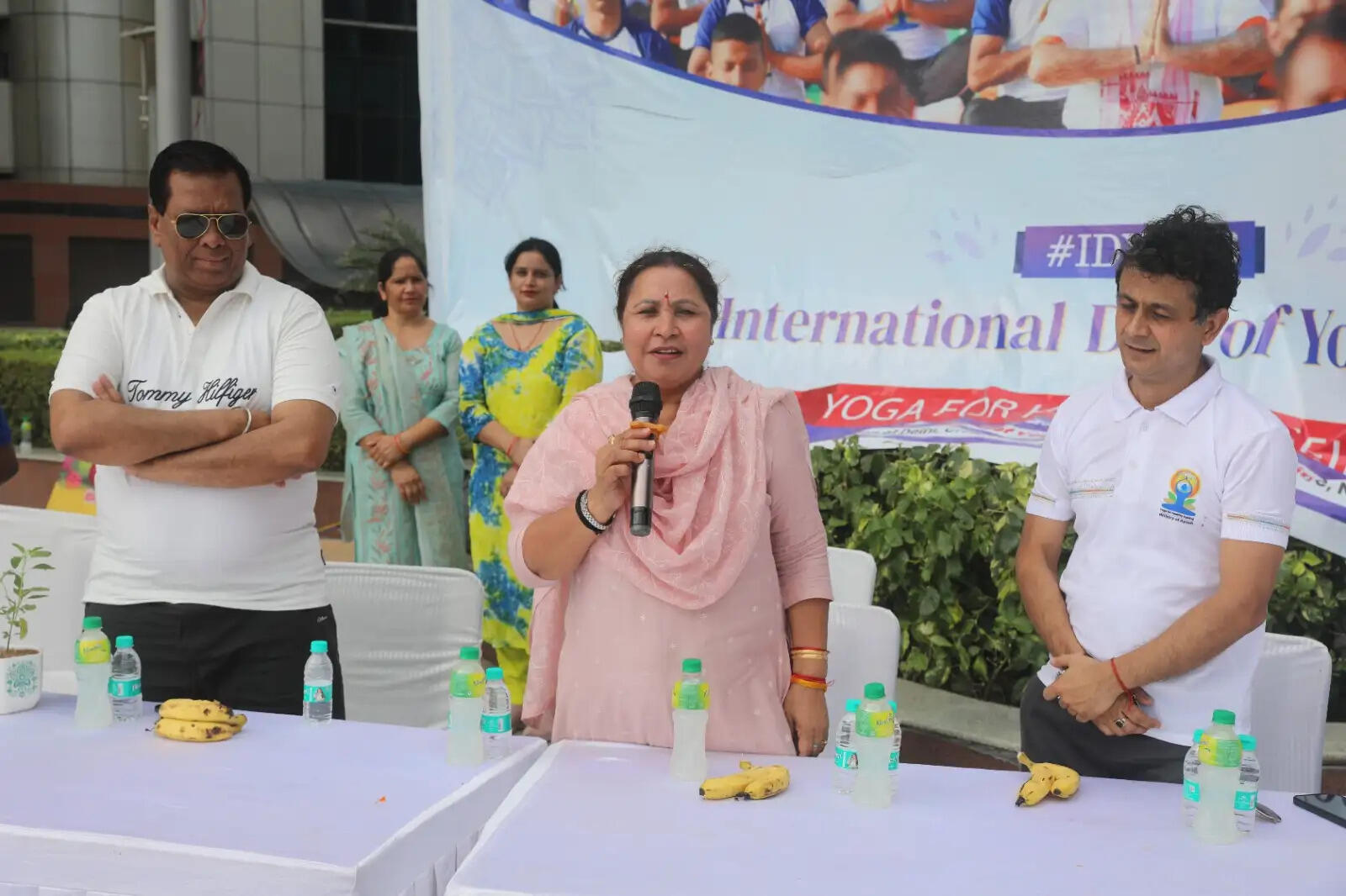 स्थायी समिति अध्यक्ष सत्या शर्मा ने नागरिकों से अच्छे स्वास्थ्य के लिए योग से जुड़ें रहने की अपील की