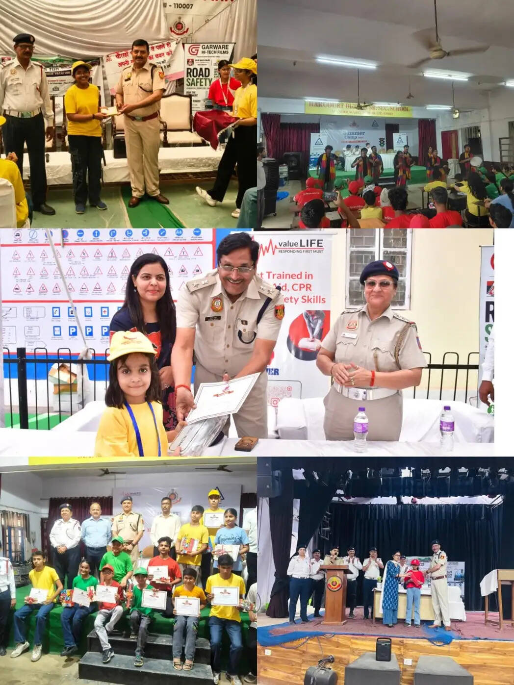 दिल्ली ट्रैफिक पुलिस के समर कैंप में सड़क सुरक्षा का पाठ, दो चरणों में 1390 छात्र हुए शामिल