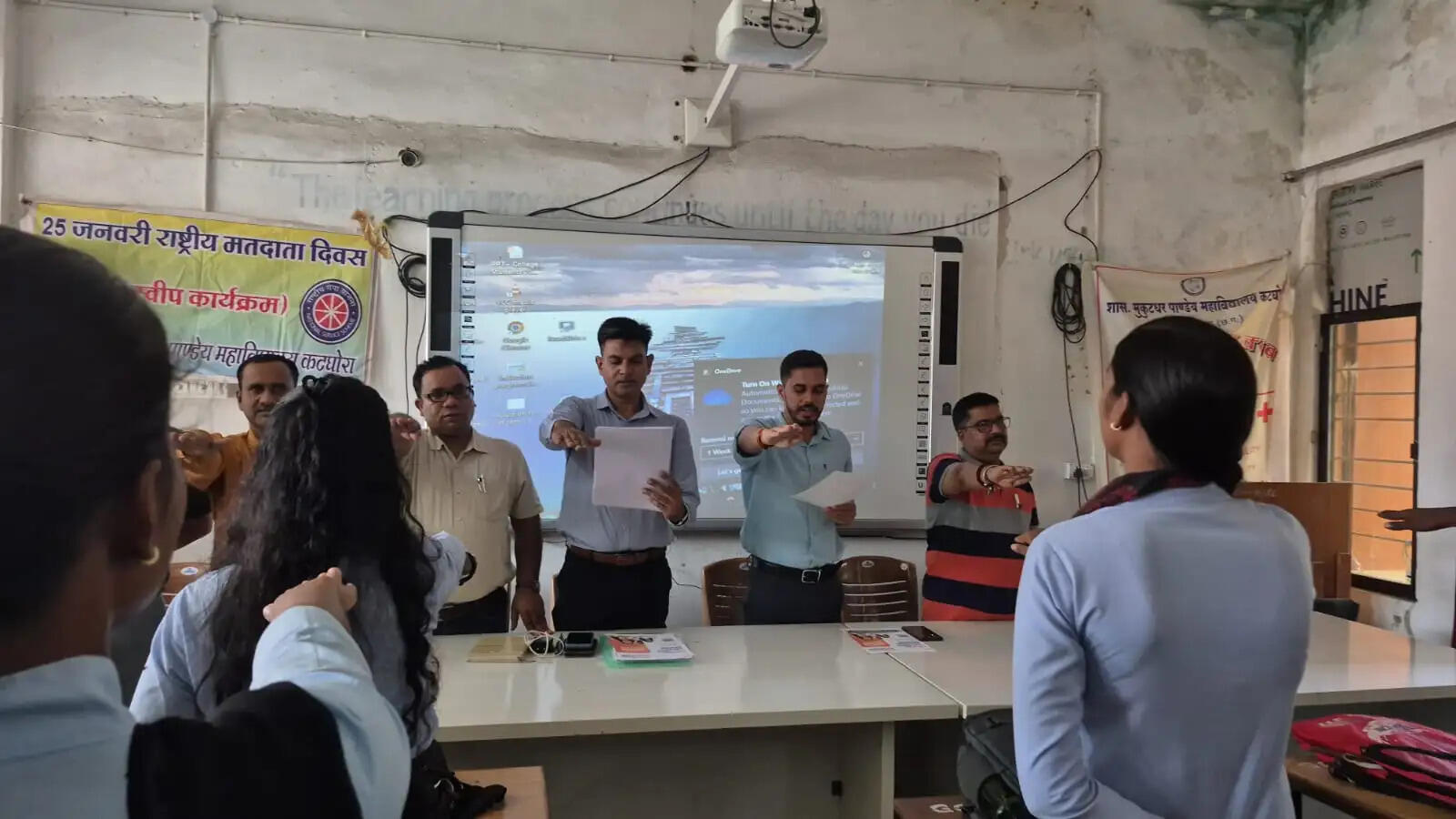नशा मुक्त भारत के संकल्प से जुड़े कटघोरा के युवा, विद्यार्थियों ने ली नशा मुक्ति की शपथ