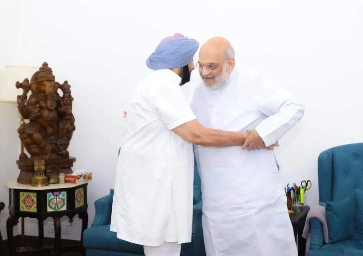 पार्टी छोड़ने की अटकलों के बीच कैप्टन अमरिंदर सिंह ने अमित शाह से की मुलाकात