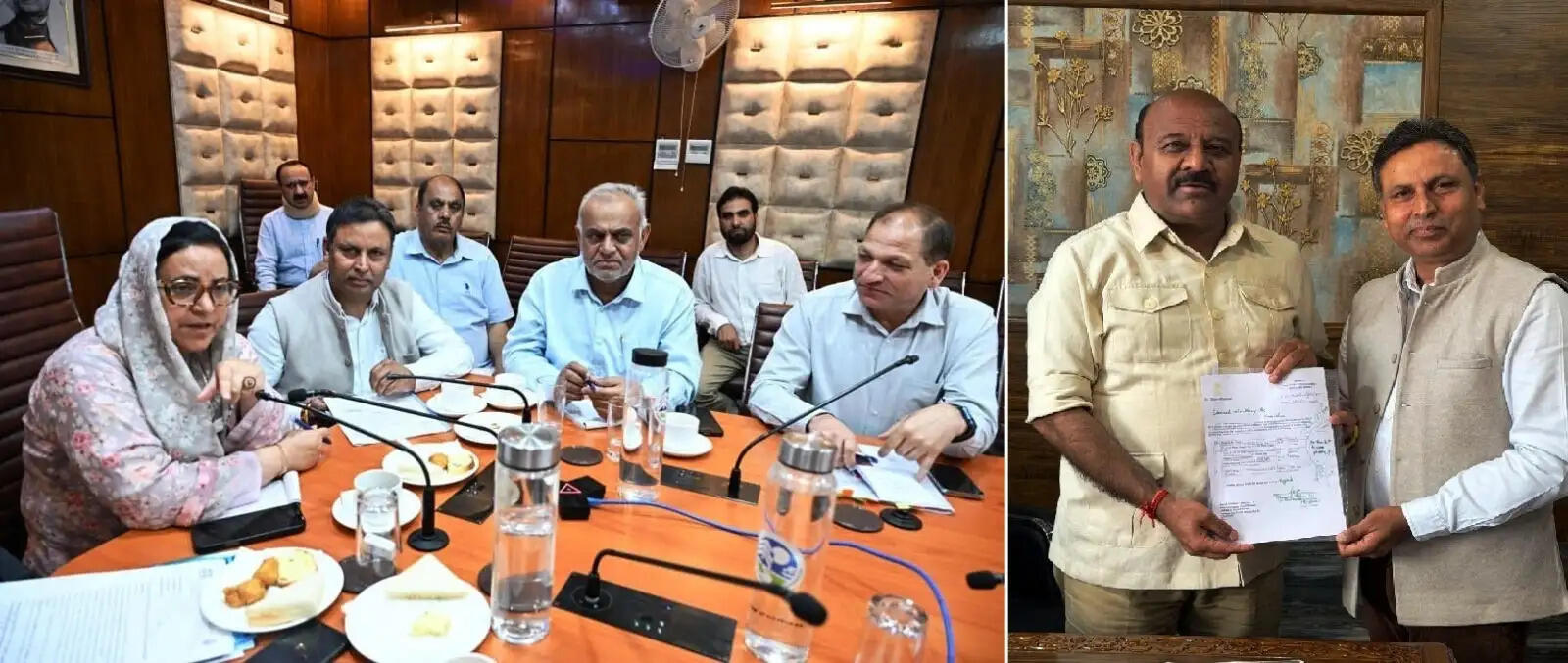 विकास कार्यों को लेकर विधायक भारत भूषण की डिप्टी सीएम व स्वास्थ्य मंत्री से अहम बैठक