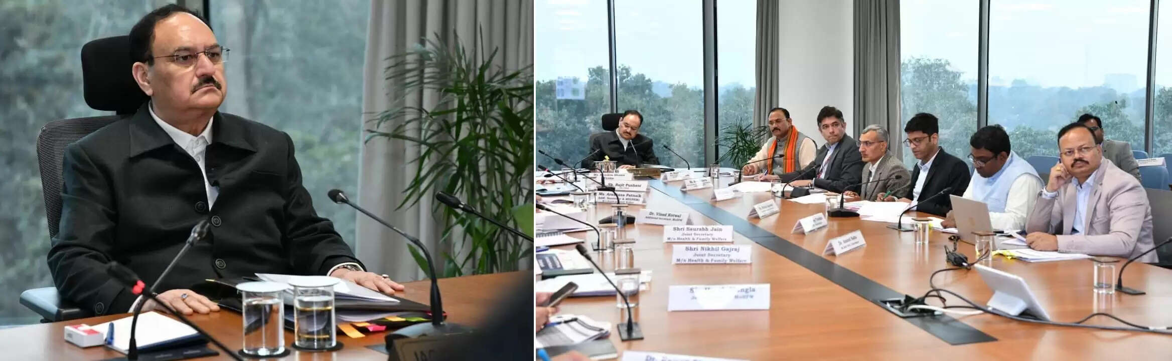 केंद्रीय स्वास्थ्य&nbsp;मंत्री ने छत्तीसगढ़ में स्वास्थ्य सेवाओं को और सुदृढ़ करने के लिए उच्च स्तरीय समीक्षा&nbsp;की