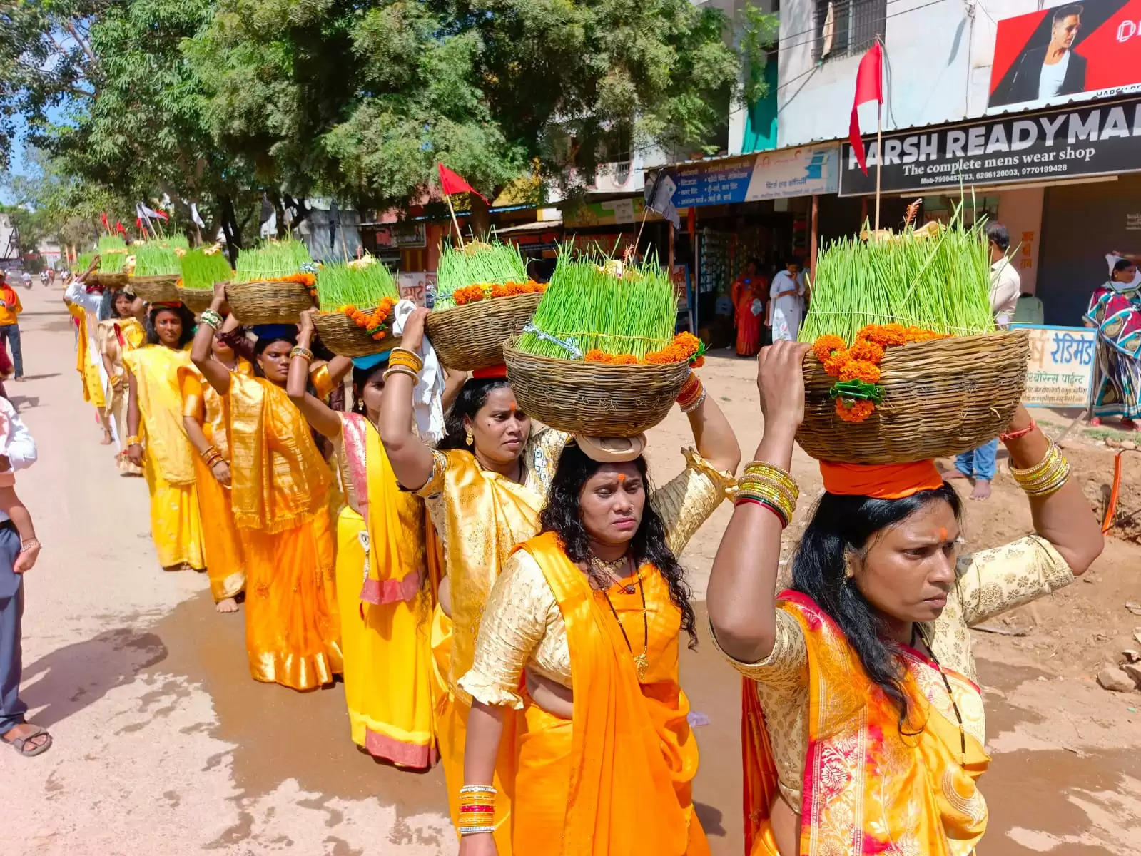 जोत जंवारा का हुआ विसर्जन, गूंजे माता के जयकारे