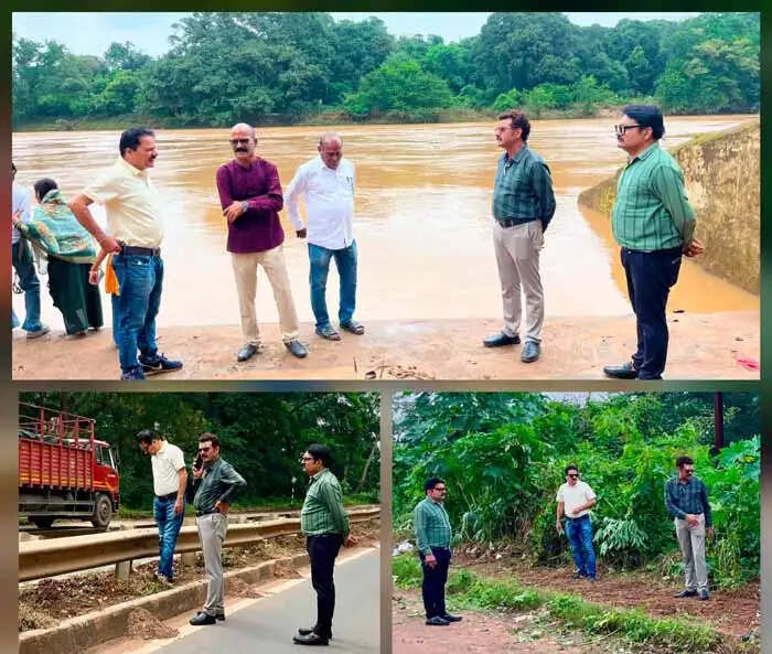 महापौर ने महादेव घाट, डोंगाघाट व पुराने पुल का किया निरीक्षण, ढाई हजार पौधे लगाये जायेंगे