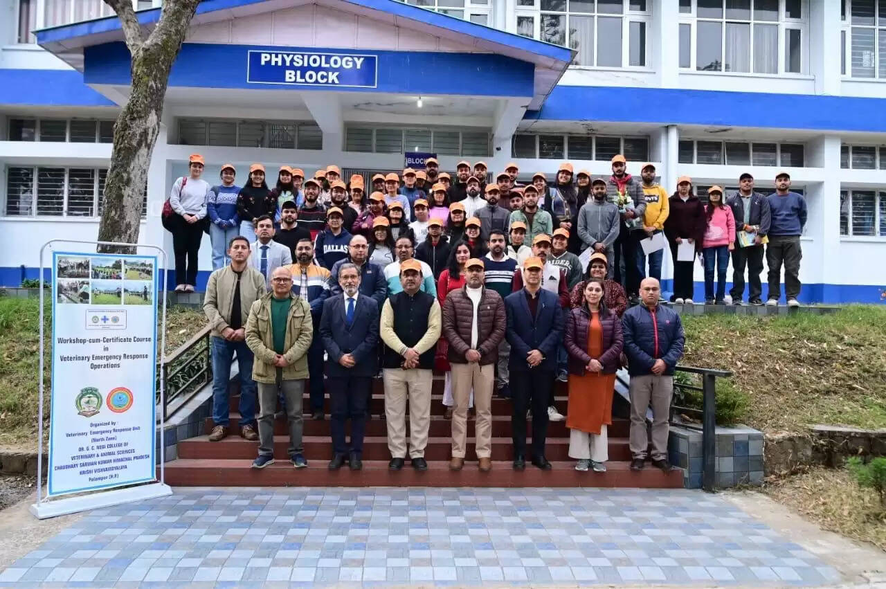 कृषि विश्वविद्यालय में पशु चिकित्सा छात्रों की आपदा तैयारी, क्षमता को मिला सशक्त आधार