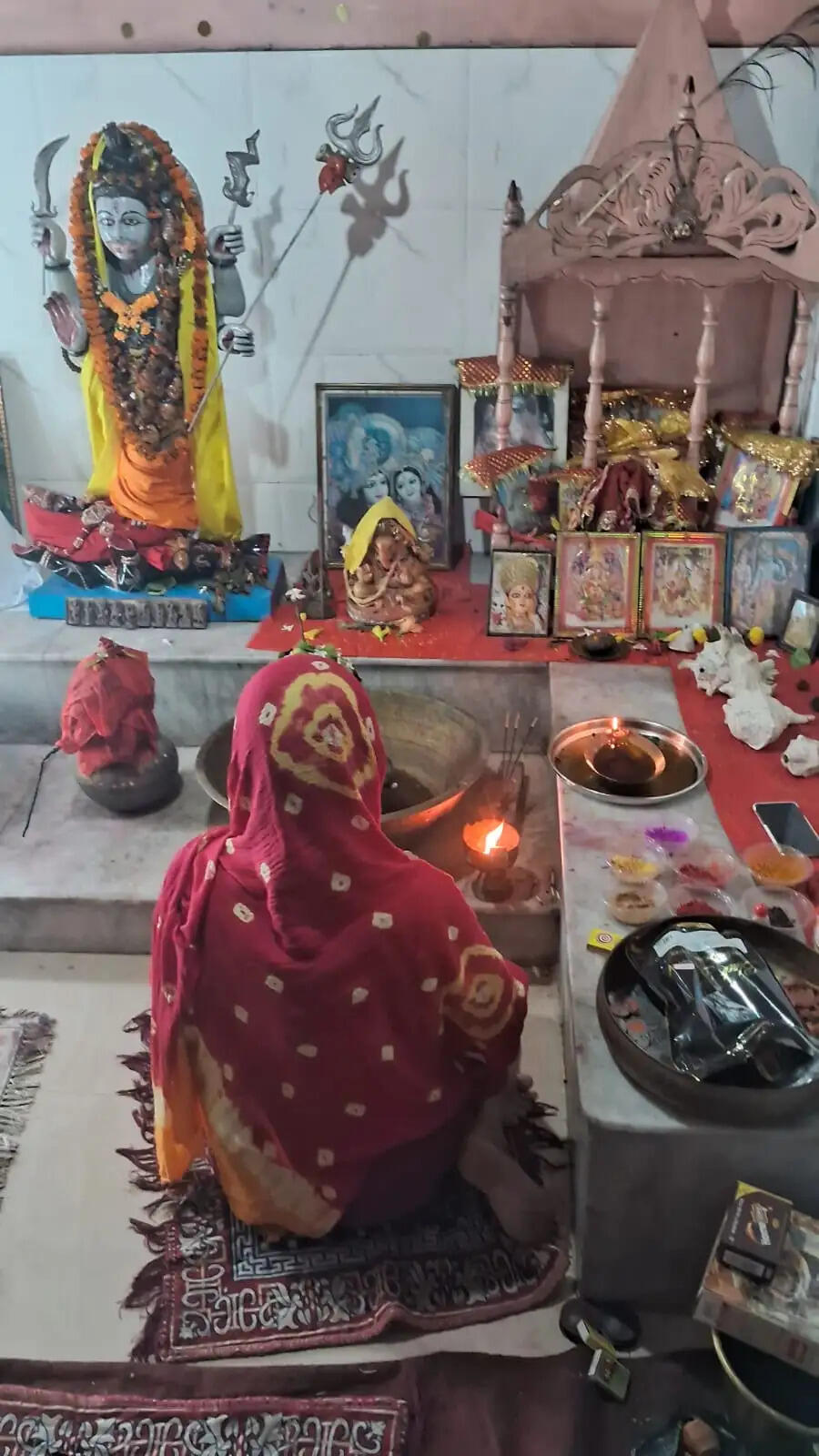 आषाढ़ी गुप्त नवरात्रि का हुआ विसर्जन, महाकाल मंदिर में मां कमला की विशेष पूजा