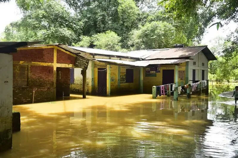 असम में बाढ़ से 12 जिलों की 7 लाख आबादी प्रभावित, 14 और शव मिले