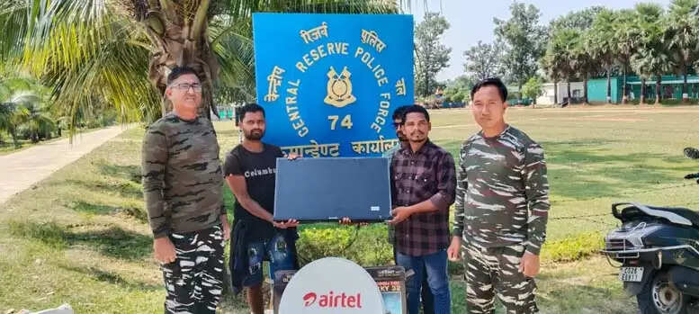 जगदलपुर-कोर्रापाड के ग्रामीण बिजली आने के बाद पहली बार देखेगें टी.वी.