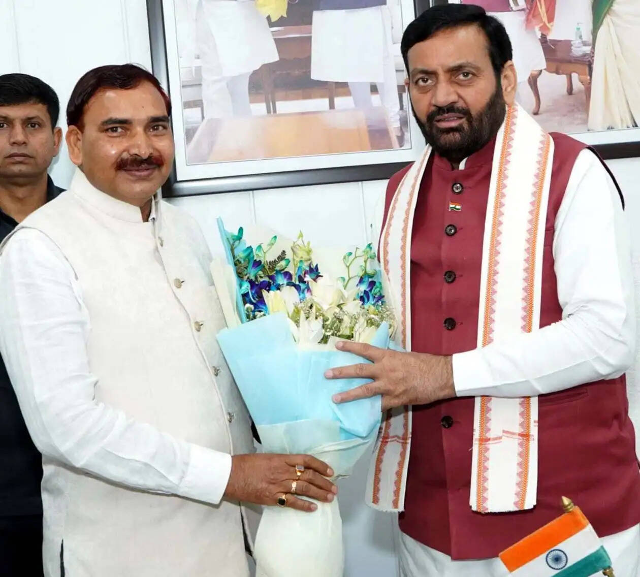 हिसार : मुख्यमंत्री नायब सिंह सैनी से मिले कुलपति प्रो. नरसी राम बिश्नोई