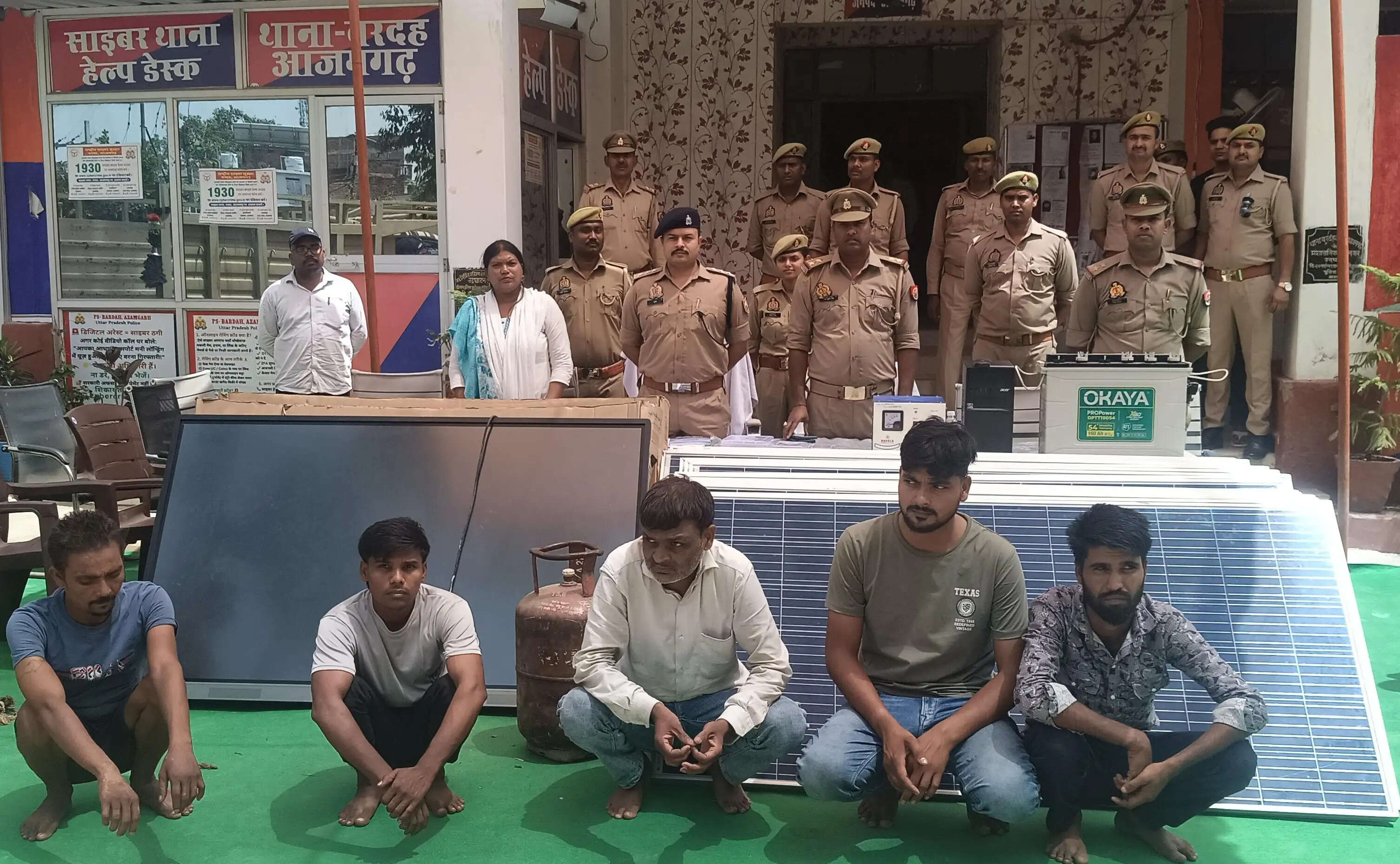 अन्तरजनपदीय चोर गिरोह का पर्दाफाश, ५ गिरफ्तार