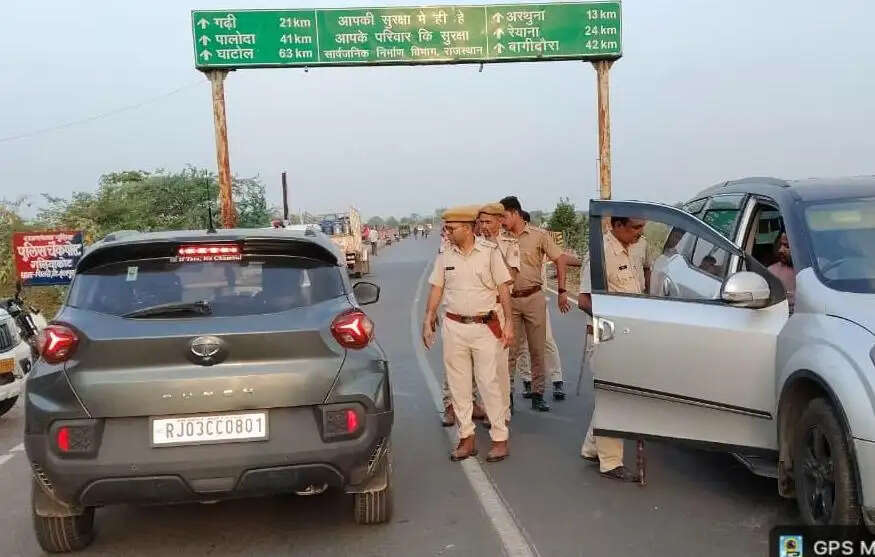 राजस्थान पुलिस का मेगा नाकाबंदी अभियान: एक ही दिन में 15 हजार से अधिक चालान