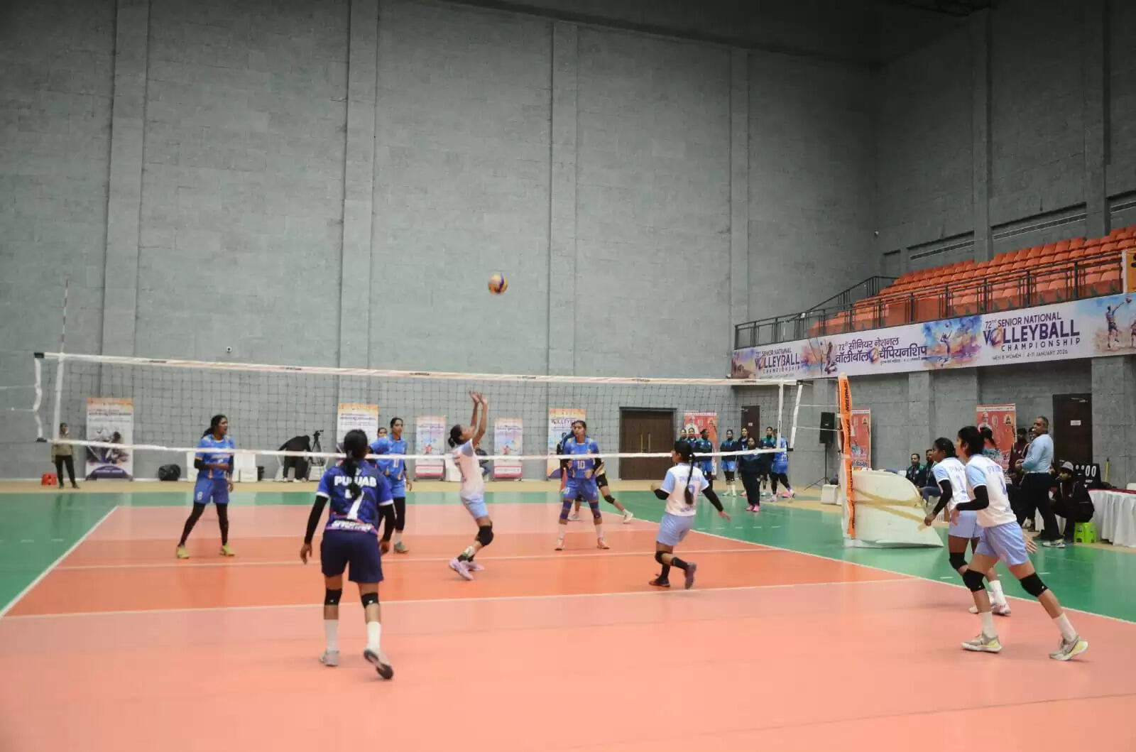 सीनियर नेशनल वॉलीबॉल चैम्पियनशिप: हैट्रिक जीत के साथ उप्र की बेटियों का दबदबा, पंजाब पर बड़ी जीत