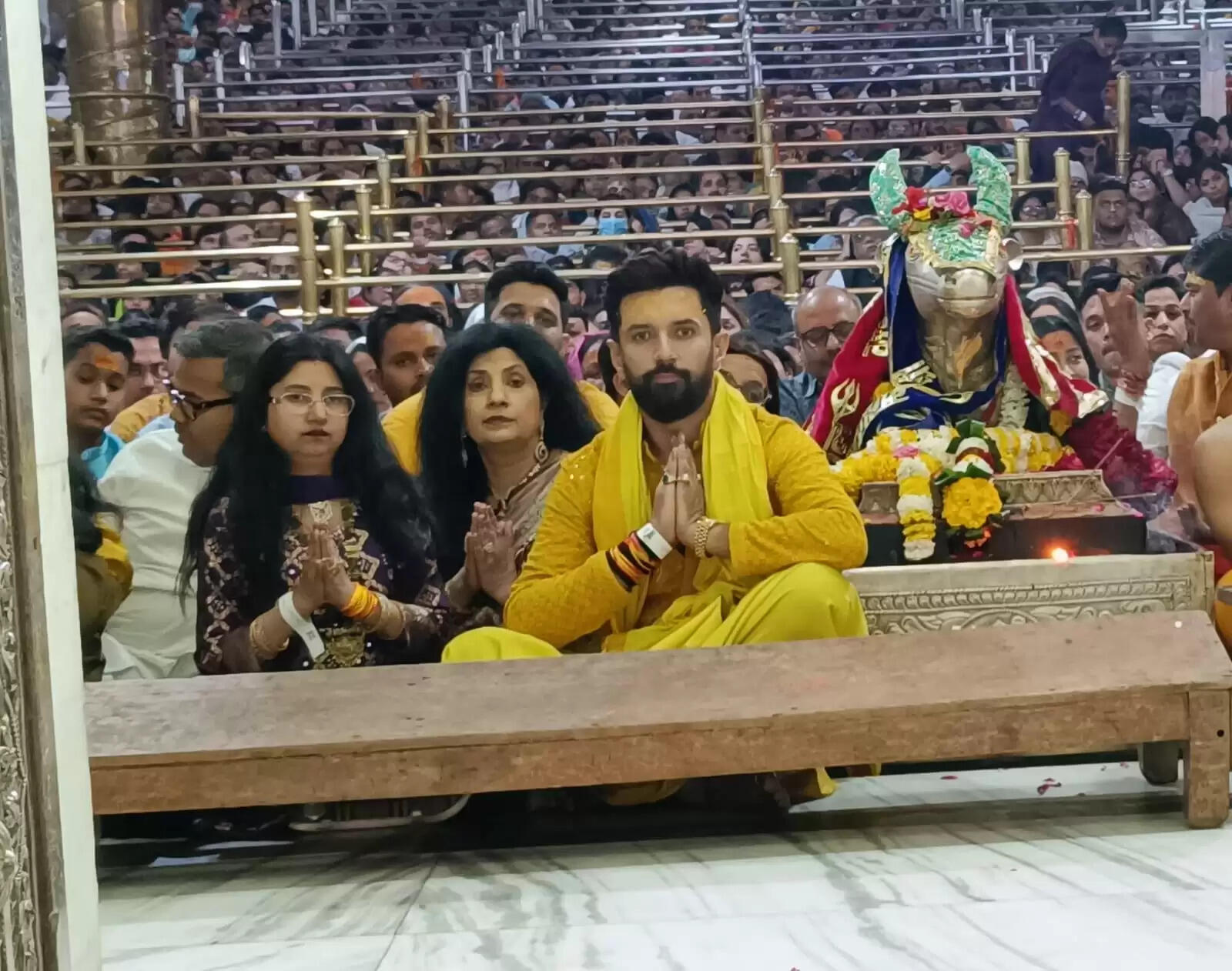 चिराग पासवान ने किए महाकाल के दर्शन, भस्म आरती में हुए शामिल