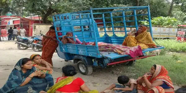 एनएच-27 पर बाइक की टक्कर से साइकिल सवार मजदूर की मौत
