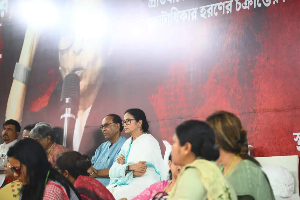 (संशोधित) मतदाता सूची विवाद पर ममता बनर्जी लगातार दूसरे दिन धरने पर, भाजपा और चुनाव आयोग पर साधा निशाना
