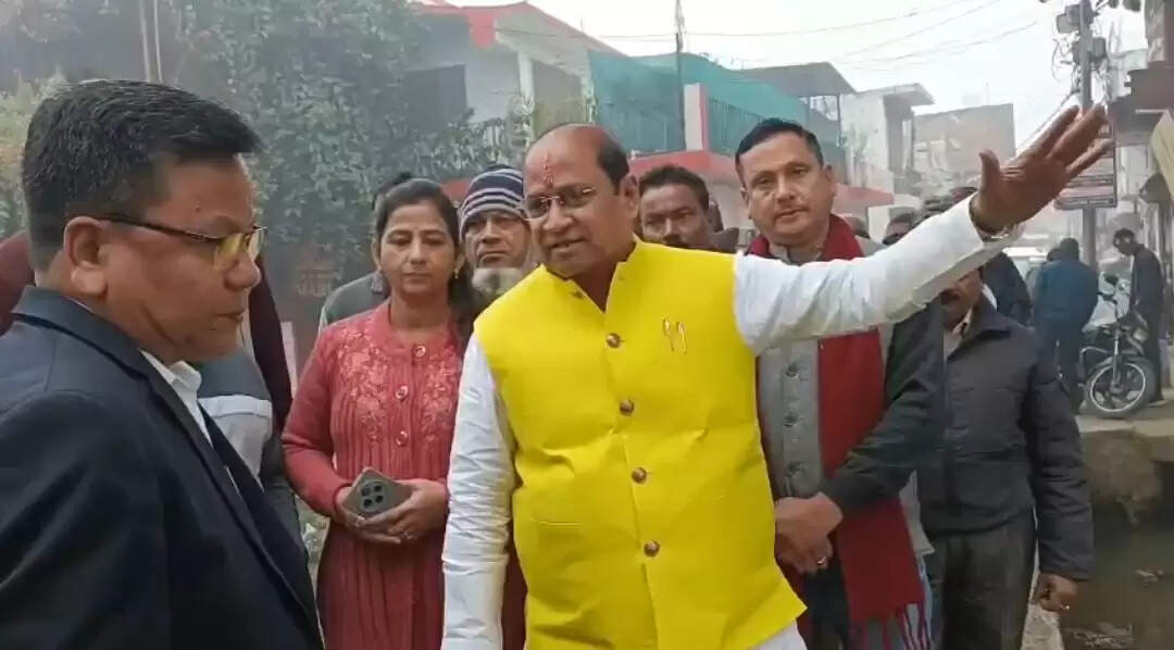 विधायक सुरेंद्र मैथानी ने केडीए के उपाध्यक्ष के साथ किया स्थलीय दाैरा, कहा -रफाका नाले को ढकने की करें प्लानिंग