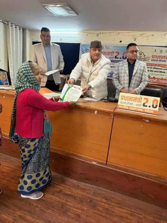 पीएम आवास योजना के तहत 177 जरूरतमंदो को आवास निर्माण के लिए जारी की पहली किस्त…