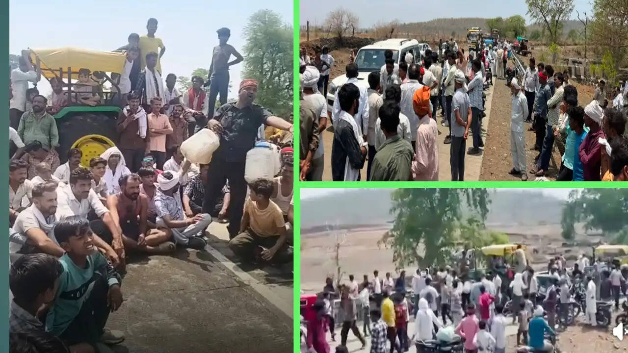 चार साल से अधूरा जलाशय, पानी के लिए सड़क पर उतरे ग्रामीण; चक्का जाम से थमा यातायात