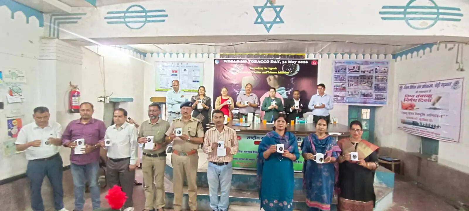 विश्व तंबाकू निषेध दिवस पर छात्रों ने लिया नशामुक्ति का संकल्प