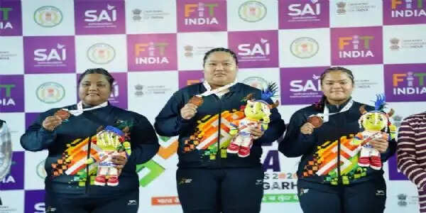 खेलो इंडिया ट्राइबल गेम्स 2026 : 86 किलोग्राम भारोत्तोलन में महाराष्ट्र की साक्षी बुरकुले ने जीता स्वर्ण