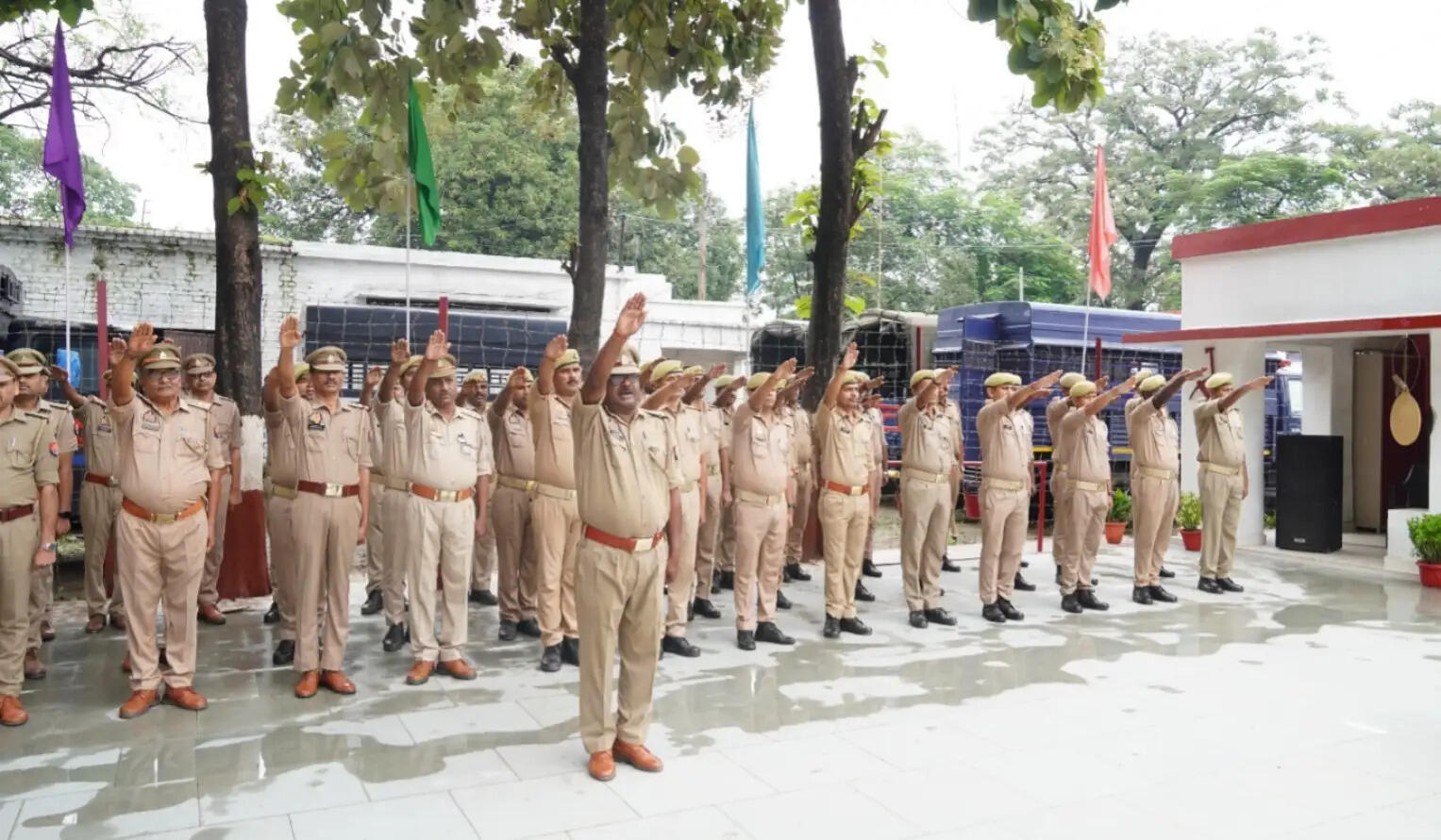 पुलिस लाइन्स में मनाया गया राष्ट्रीय एकता दिवस, सरदार पटेल को अर्पित किए श्रद्धासुमन