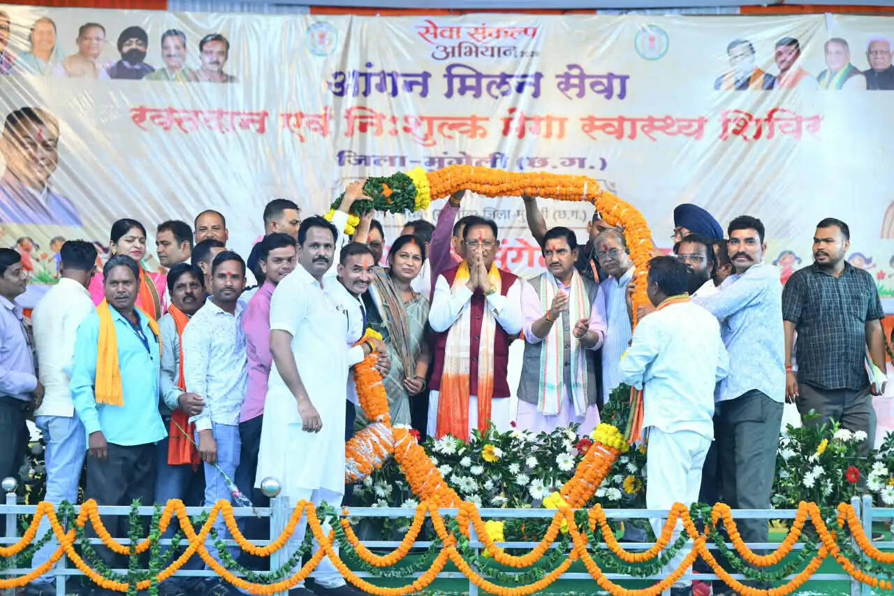 मुख्यमंत्री&nbsp;साय ने 21 विकास कार्यों का किया लोकार्पण एवं शिलान्यास