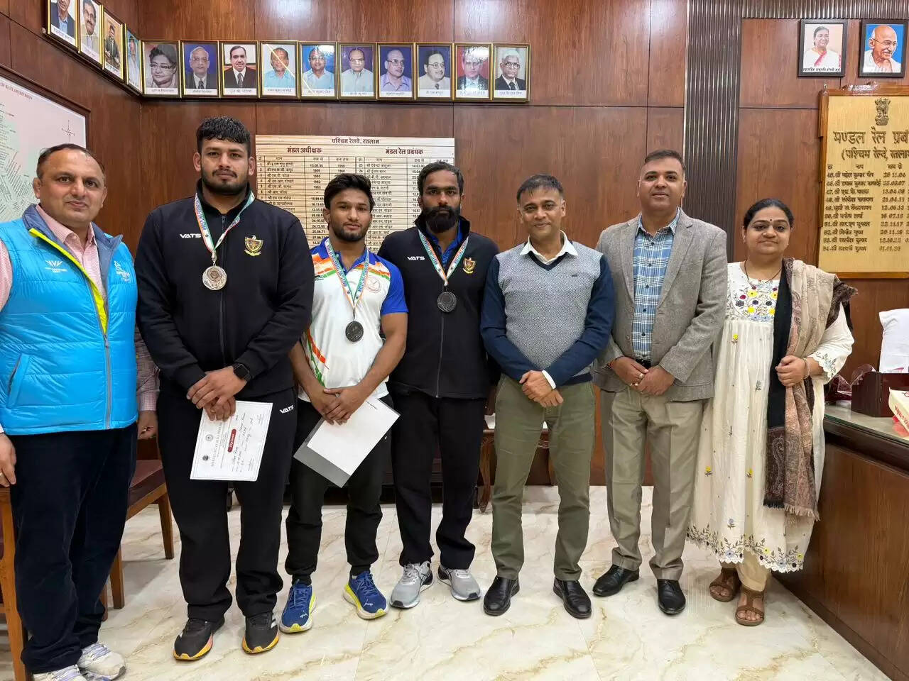 रतलामः सीनियर नेशनल कुश्ती में रतलाम मंडल के पहलवानों का शानदार प्रदर्शन