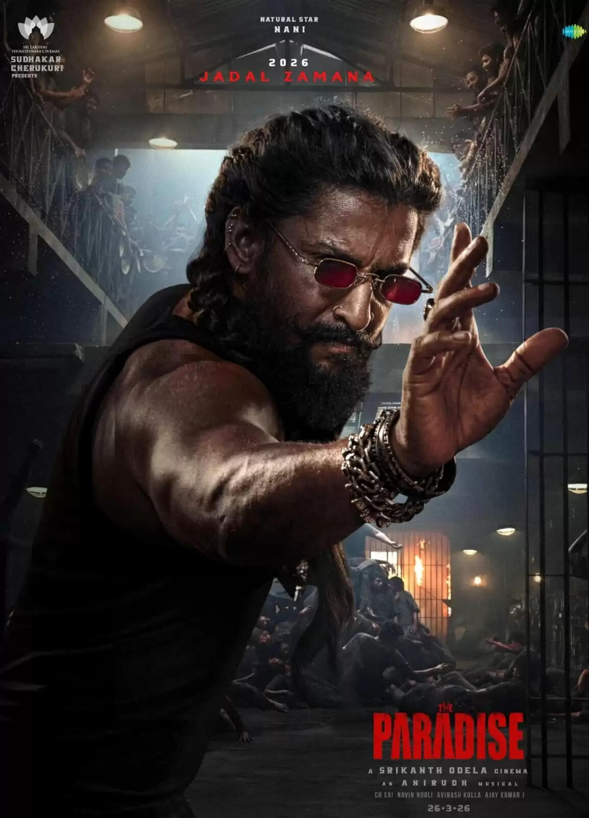 नए साल पर नानी ने बढ़ाया एक्साइटमेंट, 'द पैराडाइज' का पोस्टर रिलीज़