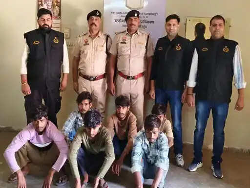 फरीदाबाद : लूट मामले में छह आरोपी गिरफ्तार