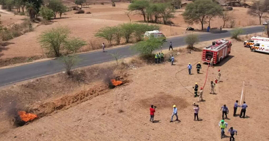 झाबुआ: गेल (इंडिया) द्वारा किया गया ऑफ-साइट मॉक ड्रिल का आयोजन