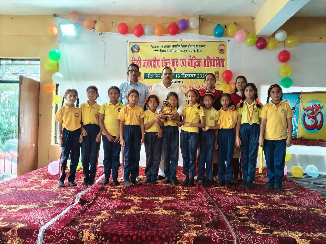 बौद्धिक और सांस्कृतिक प्रतियोगिता में शिशु मंदिर बौराड़ी बन विजेता
