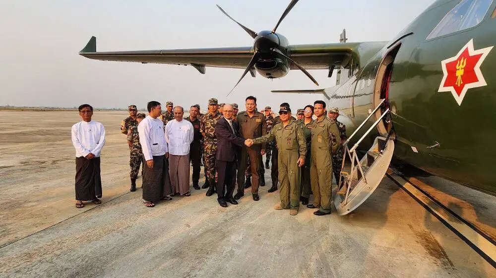 नेपाल ने भूकंप प्रभावित म्यांमार को भेजी 27 टन राहत सामग्री