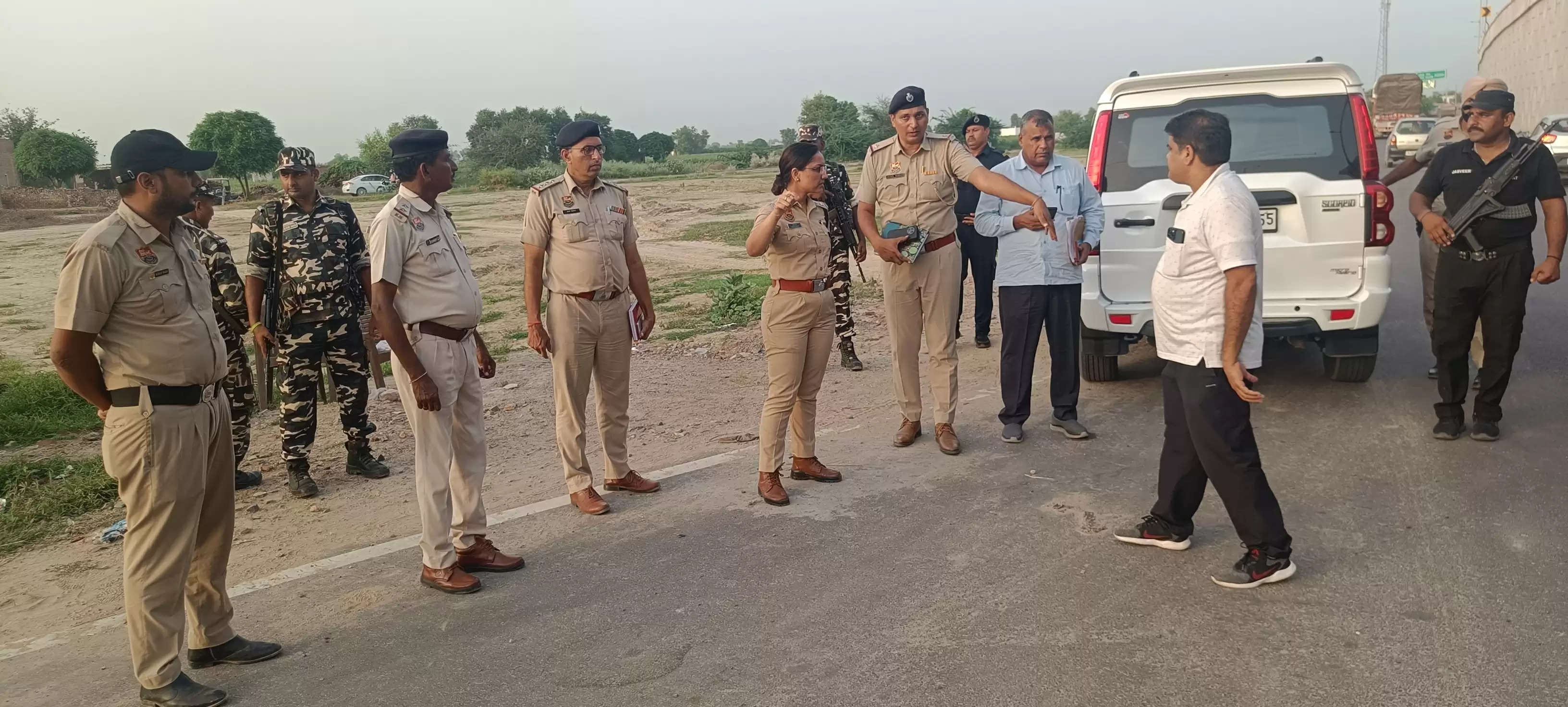 सिरसा: विधानसभा चुनाव 2024 को लेकर पुलिस अधीक्षक ने लिया मतदान बूथों की सुरक्षा का जायजा