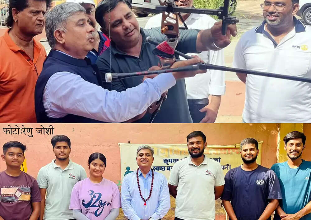 देश की सबसे बड़ी इंटीरियर डिजाइनिंग कंपनी नरसी ग्रुप के मालिक मिले तीरंदाजी खिलाड़ियाें से
