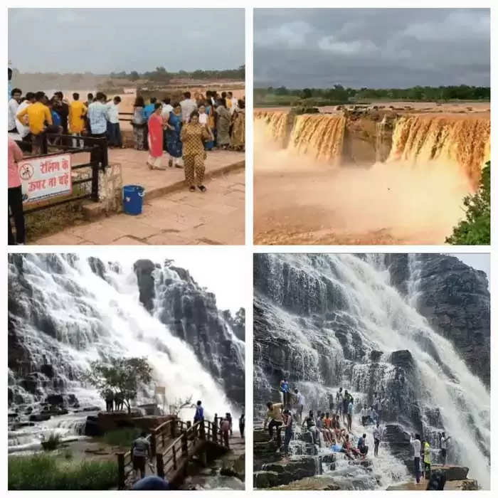 चित्रकोट व तीरथगढ़ जलप्रपात इन दिनाें पूरे शबाब पर, बड़ी संख्या में पहुंच रहे हैं पर्यटक